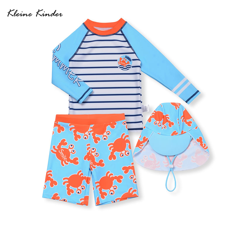 Baby Clothing Bundles - Badeanzug für Kinder, Anti-UV-Kinder-Bademode, Jungen, langärmelig,
