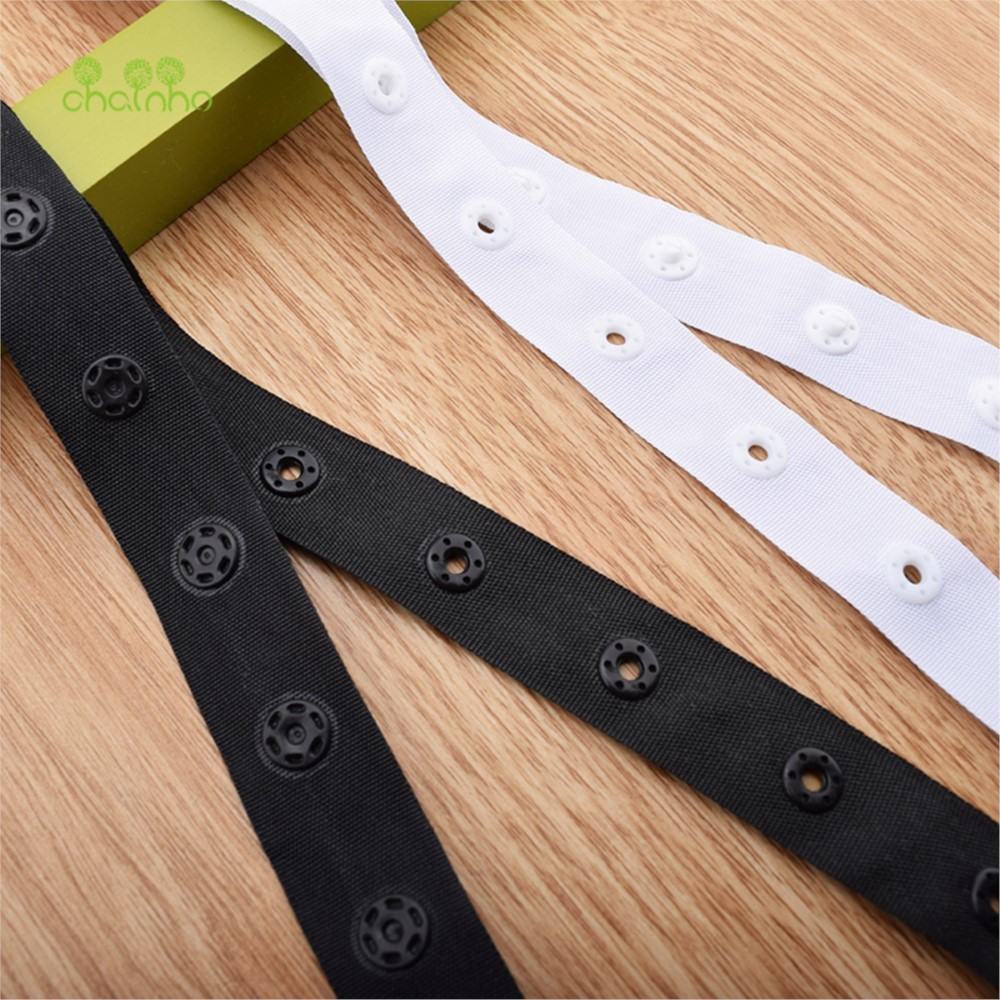 Baby Clothing Sewing - Kunststoff-Druckknöpfe mit Gurtband, 25mm Abstand, DIY-Nähzubehör