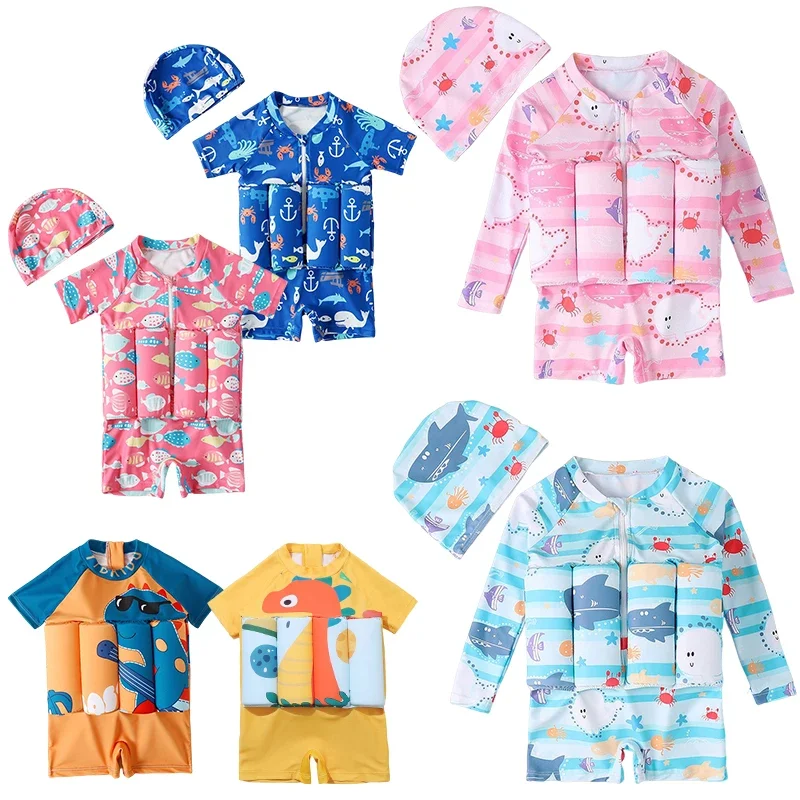 Baby Clothing Bundles - Kinder Auftrieb Badeanzug Cartoon Print Bademode