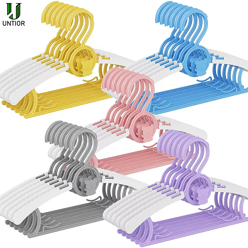 Baby Clothing Wardrobe - 10Pack Anti-Slip Baby Kleiderbügel Einstellbare Lagerung