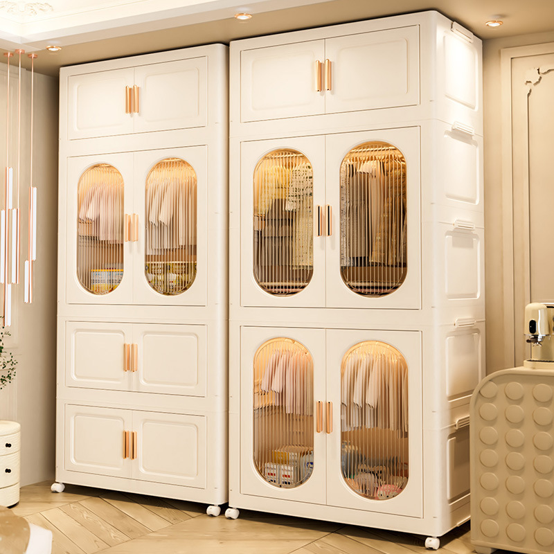 Baby Clothing Wardrobe - Verstärkter Aufbewahrungsschrank für Zuhause Schlafzimmer Baby-Kleiderschrank