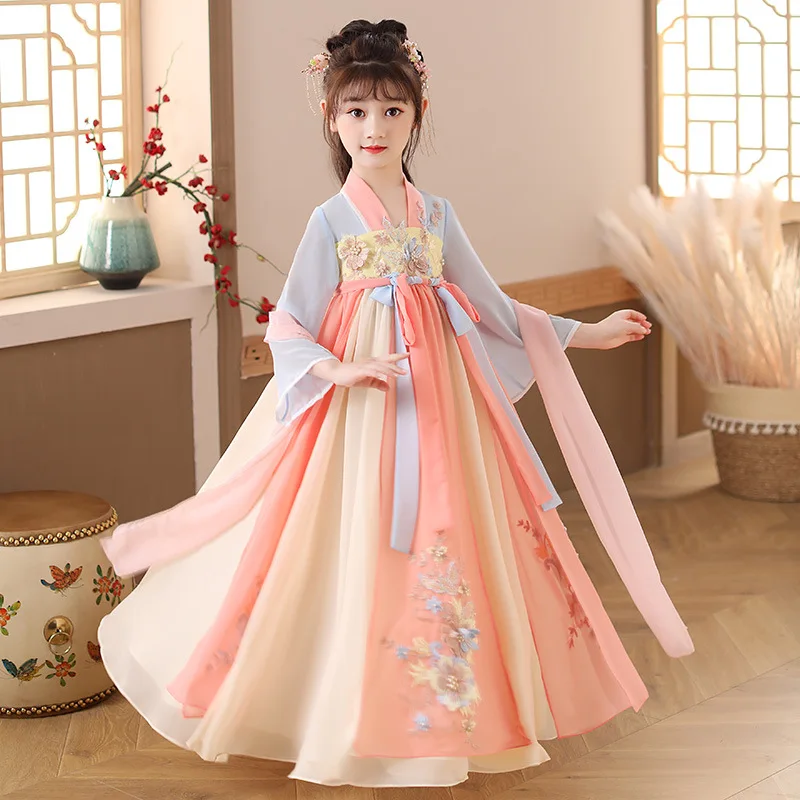 Baby Clothing For Summer - Sommer Kinder Hanfu Kleider Prinzessinnen-Kostüm Kinder