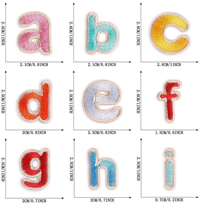 26/pcs/lot Stoffe Buchstaben S – Baby Clothing Sewing Bewertung und Preis