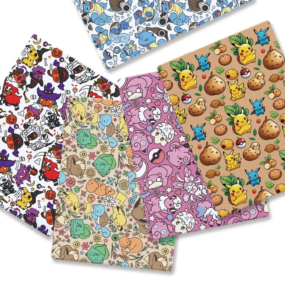 Pokemon Cartoon Fabric140*50cm – Baby Clothing Sewing Bewertung und Preis