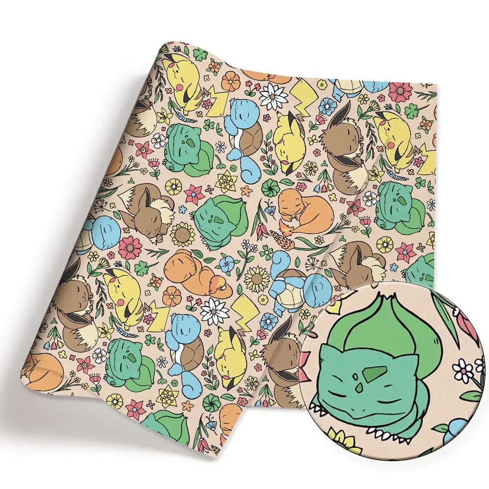Pokemon Cartoon Fabric140*50cm – Baby Clothing Sewing Bewertung und Preis